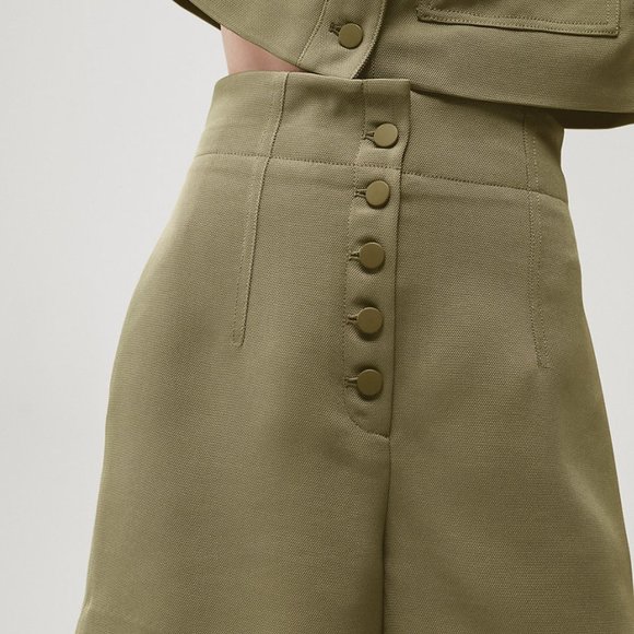 Aritzia Le Fou Green Shorts - Picture 3 of 3